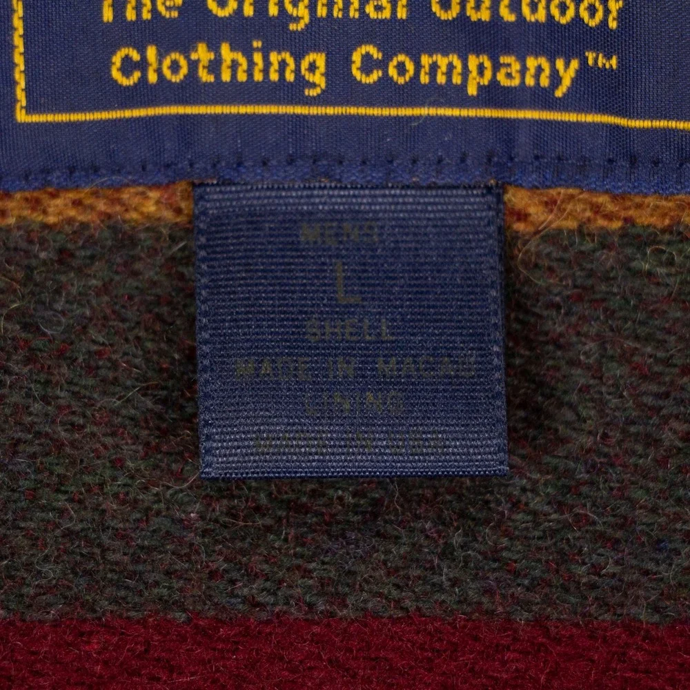 VTG Woolrich Mens L 16308 Saddle Barn Chore Jacket Removable Blanket‎ Lined Tan - Picture 12 of 16